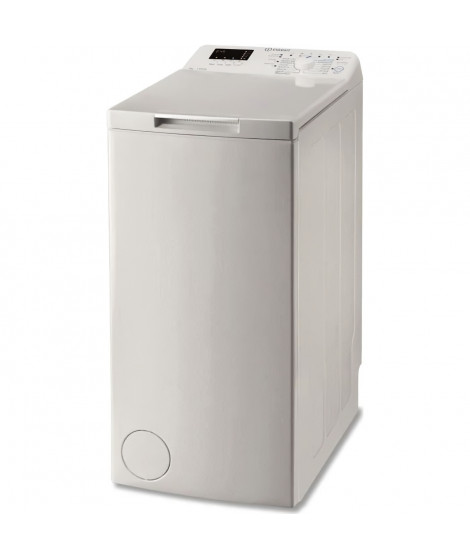 Lave-linge top INDESIT BTWL7220FR/N - 7 kg - 1200 trs/min - Blanc