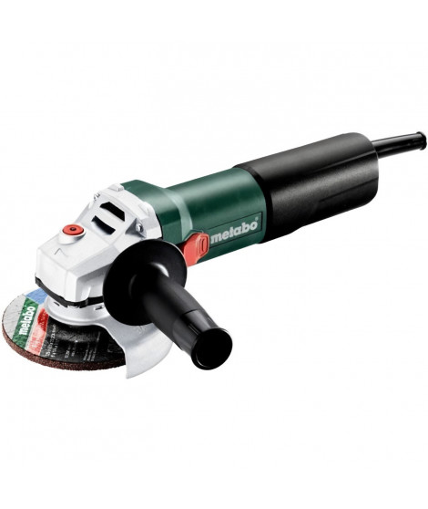 Set Meuleuse d'angle - METABO - WEQ 1400-125 - Ecrou de serrage M-Quick