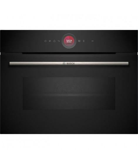 Four combiné micro-ondes Encastrable Softclose - BOSCH SER8 CMG7241B1 Noir - Vol four 45l - 16 modes cuissons - 455 x 594 x 5…