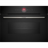 Four combiné micro-ondes Encastrable Softclose - BOSCH SER8 CMG7241B1 Noir - Vol four 45l - 16 modes cuissons - 455 x 594 x 5…