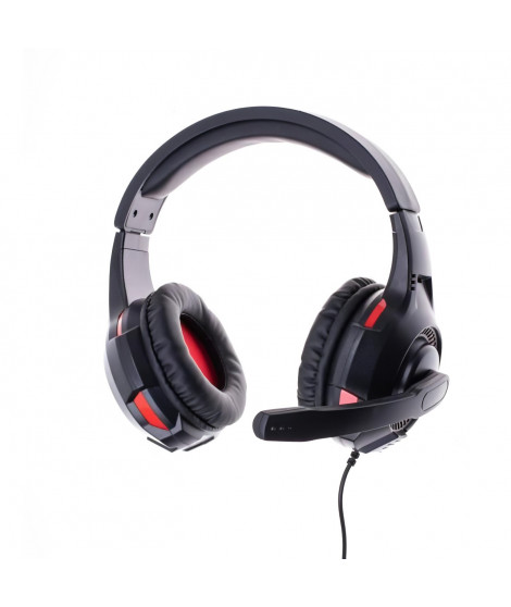 Casque Gaming FREAKS AND GEEKS Noir pour PS4/XBOX ONE/SWITCH avec Micro double