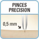 Epilateur - CALOR - EP1028C0 - 24 pinces de précision - Ultra compact - Billes de massage