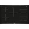 Table induction grande largeur - BOSCH  SER8 - PXV875DV1E - Noir - 5-foyers - Home Connect - L816xP527 mm