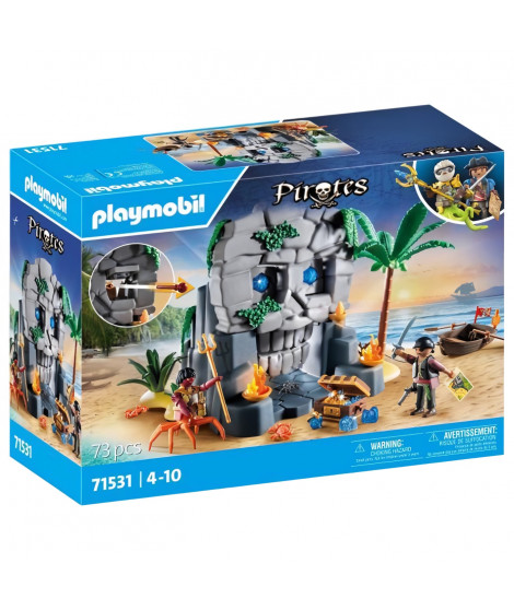PLAYMOBIL 71531 Ile au trésor pirate et monstre marin - Les pirates