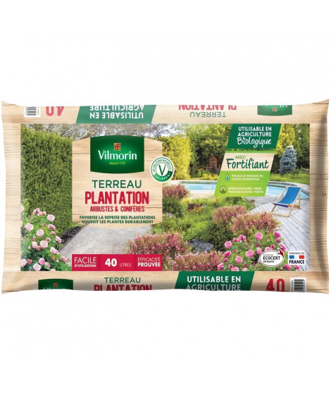 Terreau plantations haies - VILMORIN - 40 L