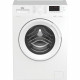 Lave-linge hublot BEKO WUE8726XST - 8 kg - Induction - L60cm - 1400 trs/min - Classe A - Blanc