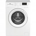 Lave-linge hublot BEKO WUE8726XST - 8 kg - Induction - L60cm - 1400 trs/min - Classe A - Blanc