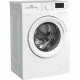 Lave-linge hublot BEKO WUE8726XST - 8 kg - Induction - L60cm - 1400 trs/min - Classe A - Blanc