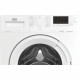 Lave-linge hublot BEKO WUE8726XST - 8 kg - Induction - L60cm - 1400 trs/min - Classe A - Blanc