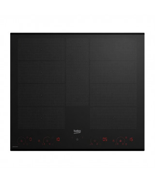 Table de cuisson a induction - BEKO - 8 inducteurs + 1 zone flexible - 60 cm - HII68811NT