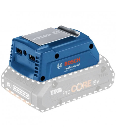 Batterie Bosch Professional Adaptateur de charge USB GAA 18V-48 - 06188000L6