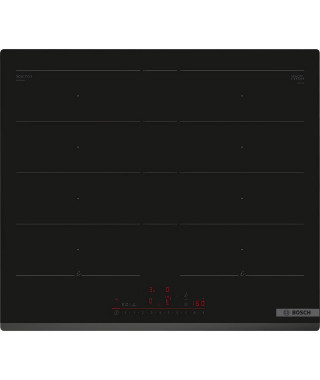 Table induction 60cm - BOSCH SER6 - PXY63KHC1E Noir - 4-foyers - Home Connect