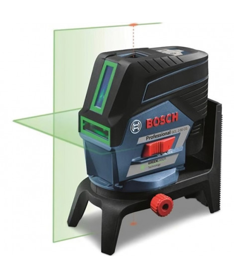 Laser lignes Bosch Professional GCL 2-50CG avec support rotatif RM2, batterie 12V 2,0Ah, chargeur, en Lboxx - 0601066H00