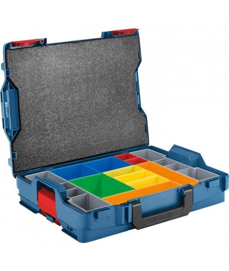 Mobilité Bosch Professional Coffret de transport L-Boxx 102 avec 12 casiers colorés - 1600A016NB