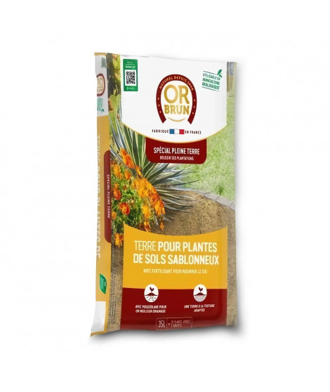 Terre Pour Plantes De Sols Sablonneux - OR BRUN - Obrtsolsab35N