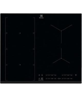 Table de Cuisson Induction ELECTROLUX - 4 foyers - Zones modulables - FlexiBridge Série 600 - Mode chef - L60 x P52 - EIV654