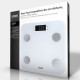 LIVOO DOM427W - Pese-personne impédancemetre - 13 mémoires utilisateurs - 180 kg - Plateau en verre trempé affichage LCD - Blanc