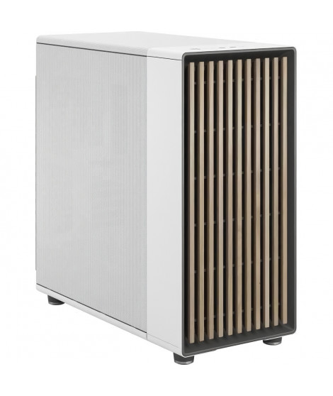 Boîtier PC - FRACTAL DESIGN - North XL Chalk White - FD-C-NOR1X-03 - E-ATX - Design élégant en bois et en alliage