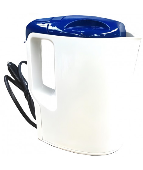 Bouilloire Électrique 24V 1 Litre 250W Blanc et Bleu