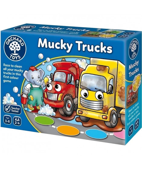 Les camions a nettoyer - Jeu de plateau - ORCHARD