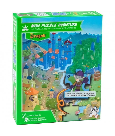 Mon Puzzle Aventure : Dragon - Jeu de société - BLACKROCK