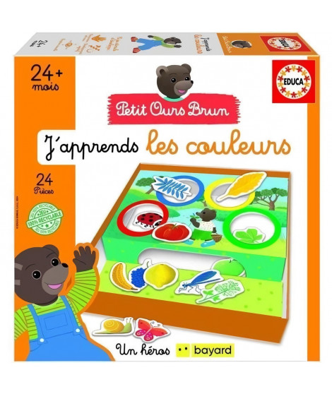 Jeu d'apprentissage - EDUCA - J'Apprends Les Couleurs - Petit ours brun