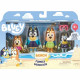 Figurines miniatures - MOOSE TOYS - La famille a la Plage (4 figurines) - Bluey