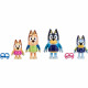 Figurines miniatures - MOOSE TOYS - La famille a la Plage (4 figurines) - Bluey