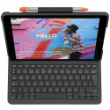 Etui clavier intégré - LOGITECH - Slim Folio pour iPad 10e génération - Gris Oxford