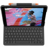 Etui clavier intégré - LOGITECH - Slim Folio pour iPad 10e génération - Gris Oxford