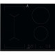Table de cuisson ELECTROLUX - 4 foyers - L60 x 67,80 cm - LIV6343 - 7350W - Revetement verre - Noir