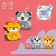 LEGO 10977 DUPLO Mes Premiers Chiot et Chaton avec Effets Sonores, Jouet Bébés Des 18 Mois, Figurines Animaux, Grosses Briques