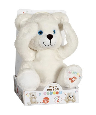 Peluche Ourson Coucou - GIPSY - 25 cm - Mixte - Plush