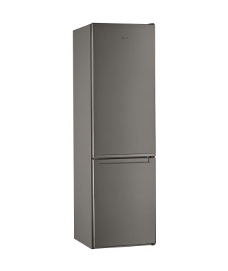 Réfrigérateur congélateur bas - WHIRLPOOL W5921EOX2 - 372 L (261L +111 L) - Froid statique - L59,5 cm x H 201,1 cm - Optic inox