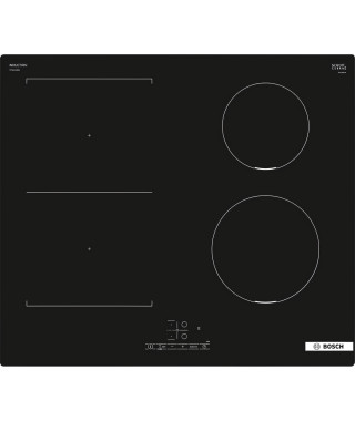 Table induction 60cm - BOSCH SER4 - PVS611BB6E Noir - 4-foyers