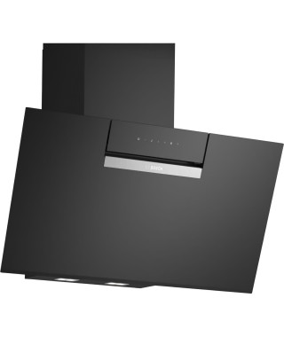 Hotte décor murale - inclinée verre -  BOSCH SER4 - DWK87FN60 Noir - Home Connect - L: 790 mm x P: 433 mm
