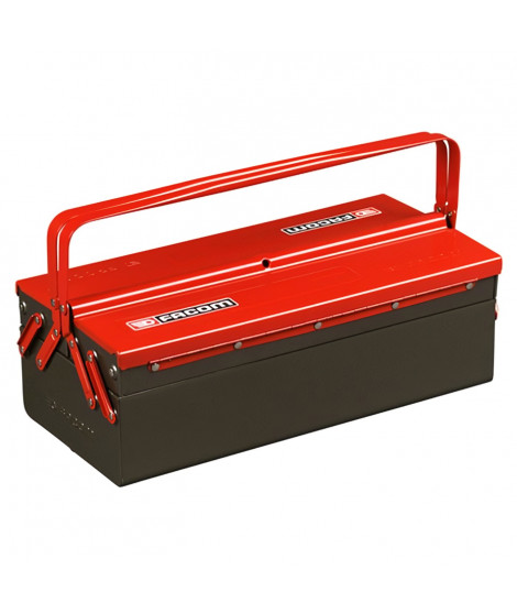 Boite a outils métallique - FACOM - BT.9 - 3 Cases - Noir - Rouge - 20 kg