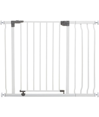 Barriere de sécurité et extension 18 cm - DREAMBABY - LIBERTY - 1 barriere + 1 extension - 93-99 cm - Blanc
