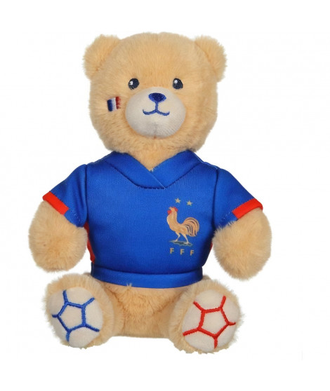 Peluche Ours FFF - GIPSY TOYS - Maillot, 15 cm