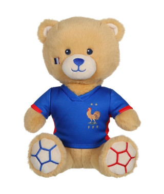 Peluche Ours FFF - GIPSY TOYS - Maillot, 24 cm