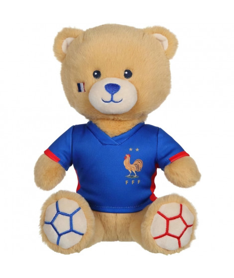 Peluche Ours FFF - GIPSY TOYS - Maillot, 24 cm