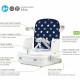 Réhausseur bébé pour table a manger - BENBAT - Portable et lavable - Facile a plier - Harnais de sécurité réglable - Marine