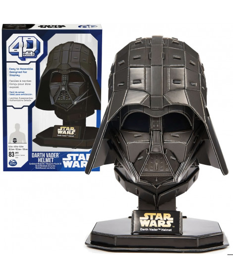 SPIN MASTER CASQUE DARK VADOR Star Wars 4D Build