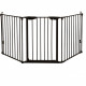 Barriere de sécurité - DREAMBABY - NEWPORT - 3 panneaux - 85,5-200 x 74 cm - Bidirectionnel - Noir
