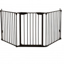 Barriere de sécurité - DREAMBABY - NEWPORT - 3 panneaux - 85,5-200 x 74 cm - Bidirectionnel - Noir