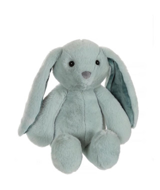 Peluche Lapin Trendy Bunny - GIPSY TOYS - Vert d'Eau, 28 cm