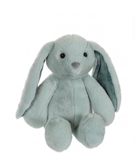 Peluche Lapin Trendy Bunny - GIPSY TOYS - Vert d'Eau, 28 cm
