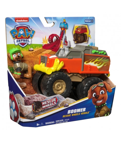 SPIN MASTER VÉHICULE + FIGURINE RESCUE WHEELS BOOMER La Pat' Patrouille