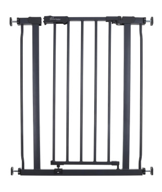 Barriere de sécurité - DREAMBABY - AVA - Montée par pression - 61-68 x 75 cm - Double verrouillage - Anthracite