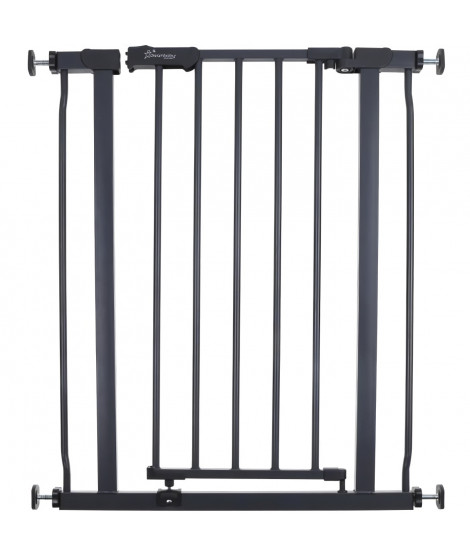 Barriere de sécurité - DREAMBABY - AVA - Montée par pression - 61-68 x 75 cm - Double verrouillage - Anthracite
